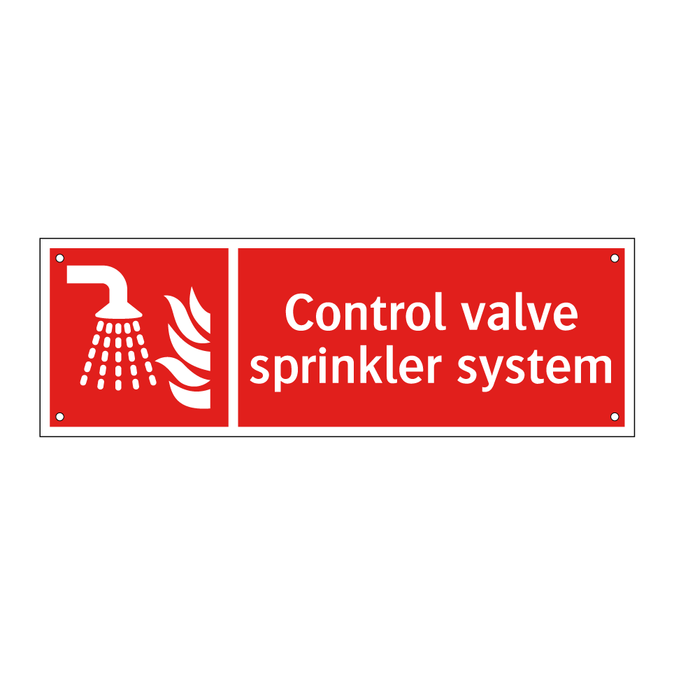 Control valve sprinkler system