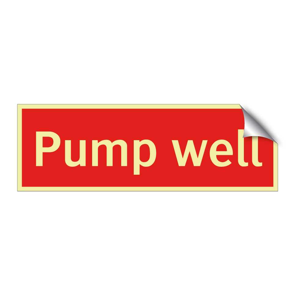 Pump well