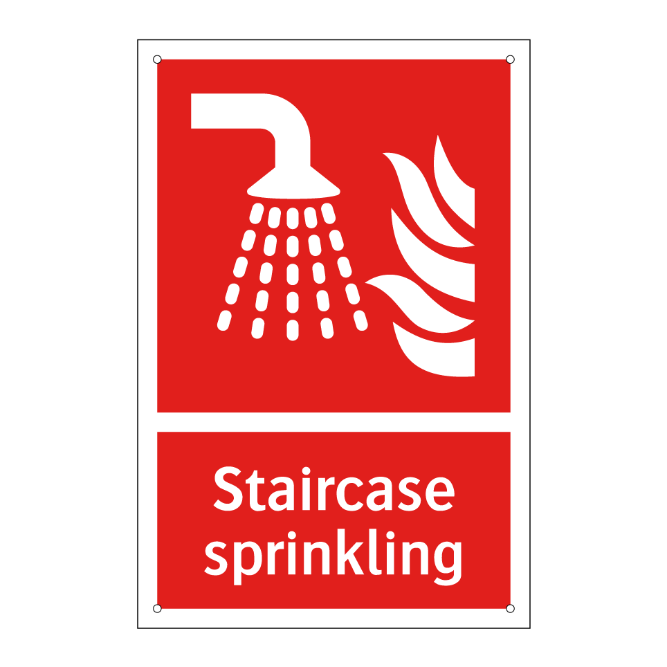 Staircase sprinkling