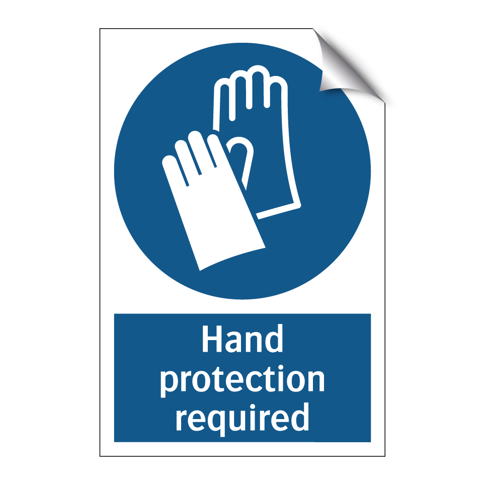Hand protection required