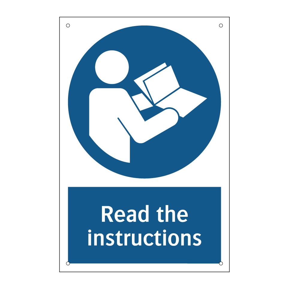 Read the instructions