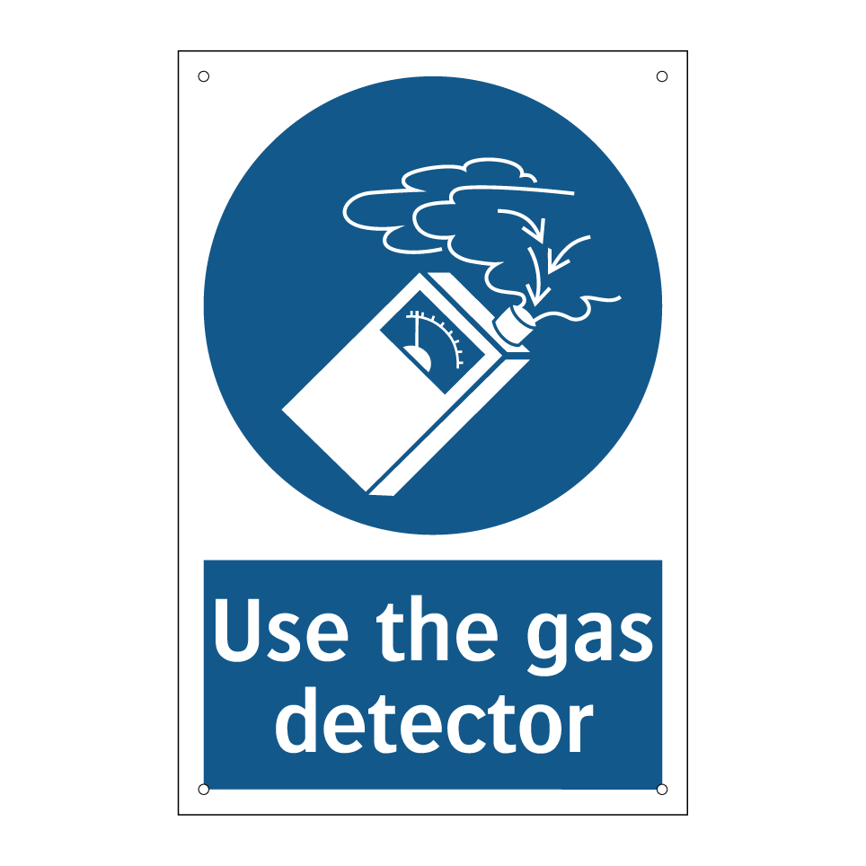 Use the gas detector