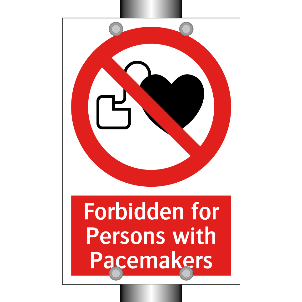 Forbidden for Persons with Pacemakers