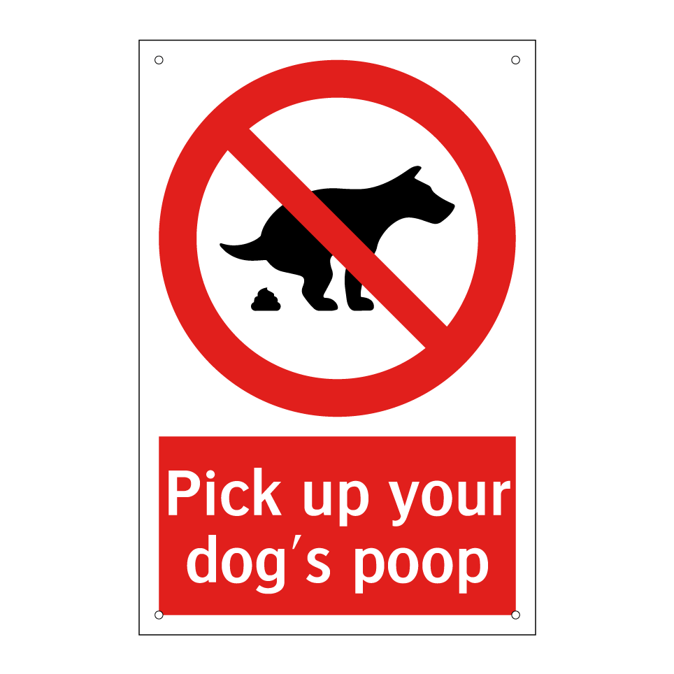 Pick up your dog's poop