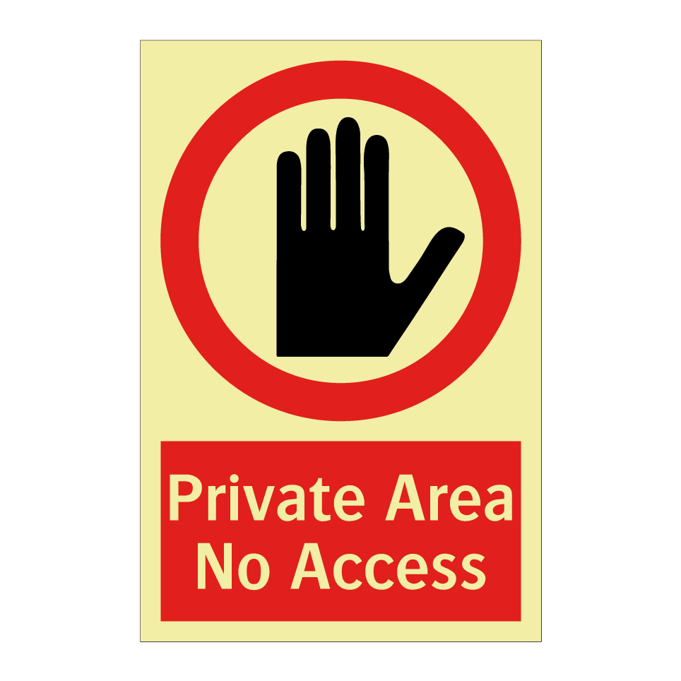 Private Area No Access