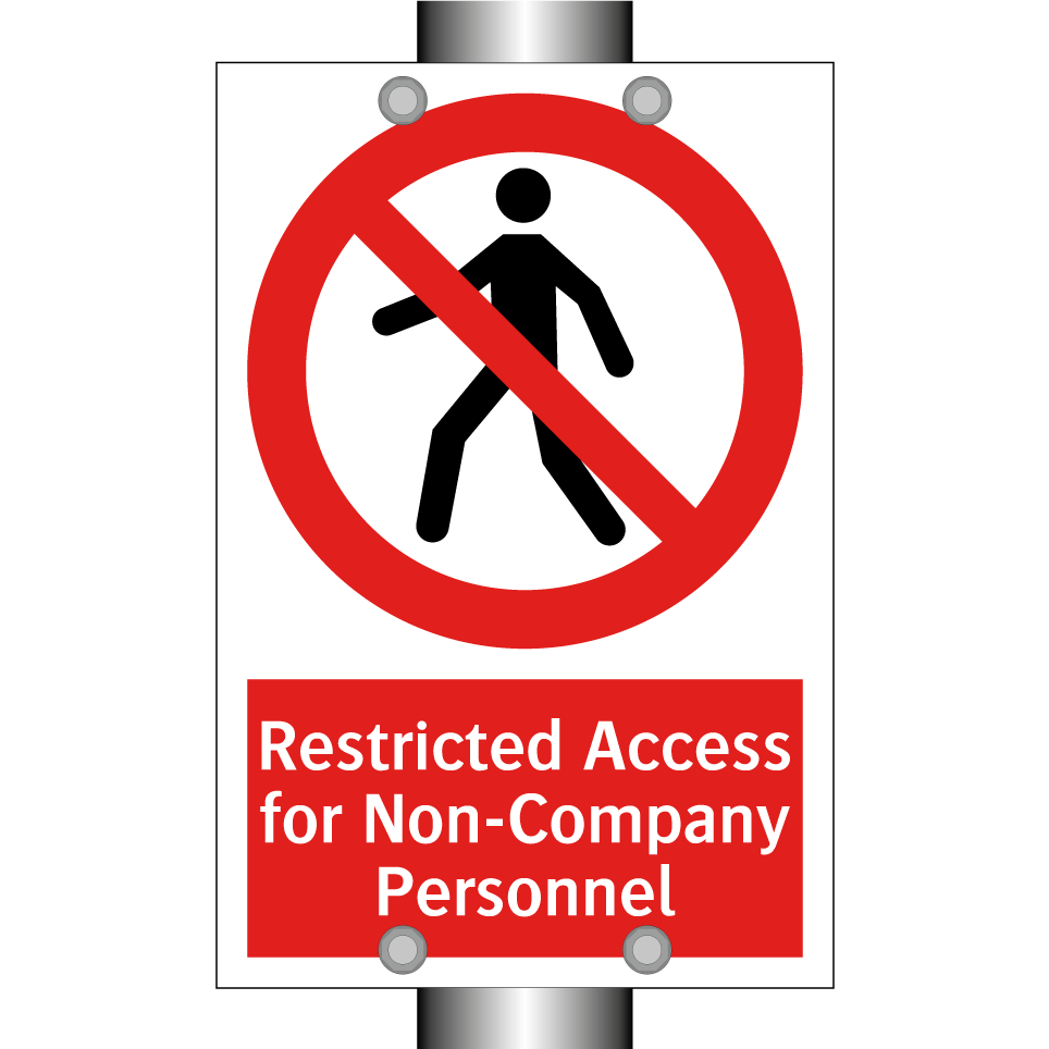 Restricted Access for Non-Company Personnel