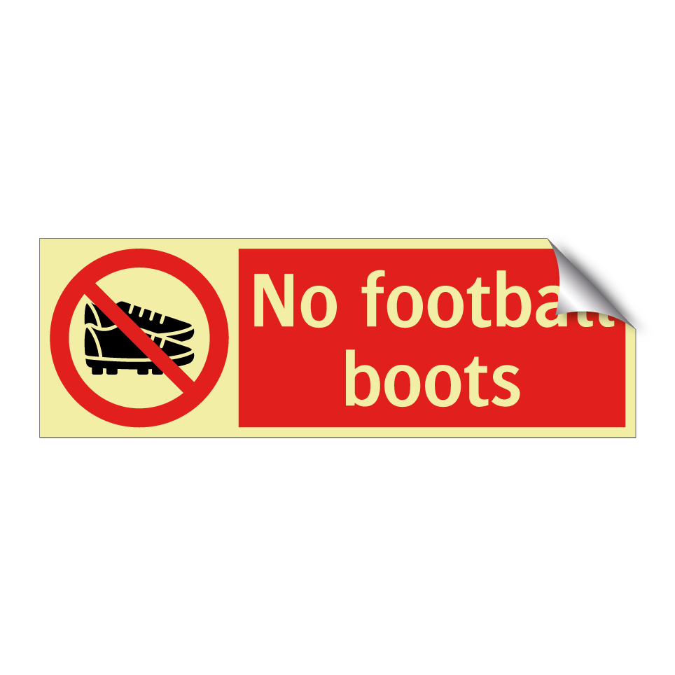 No football boots