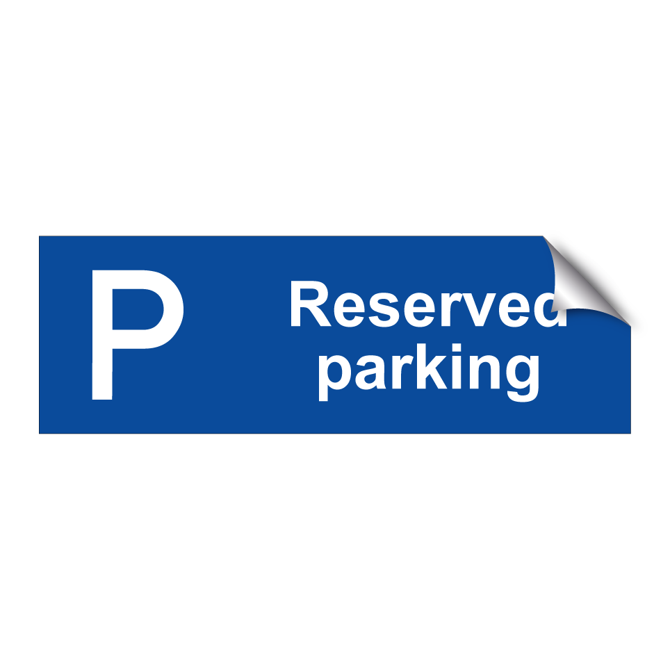 Reserved parking