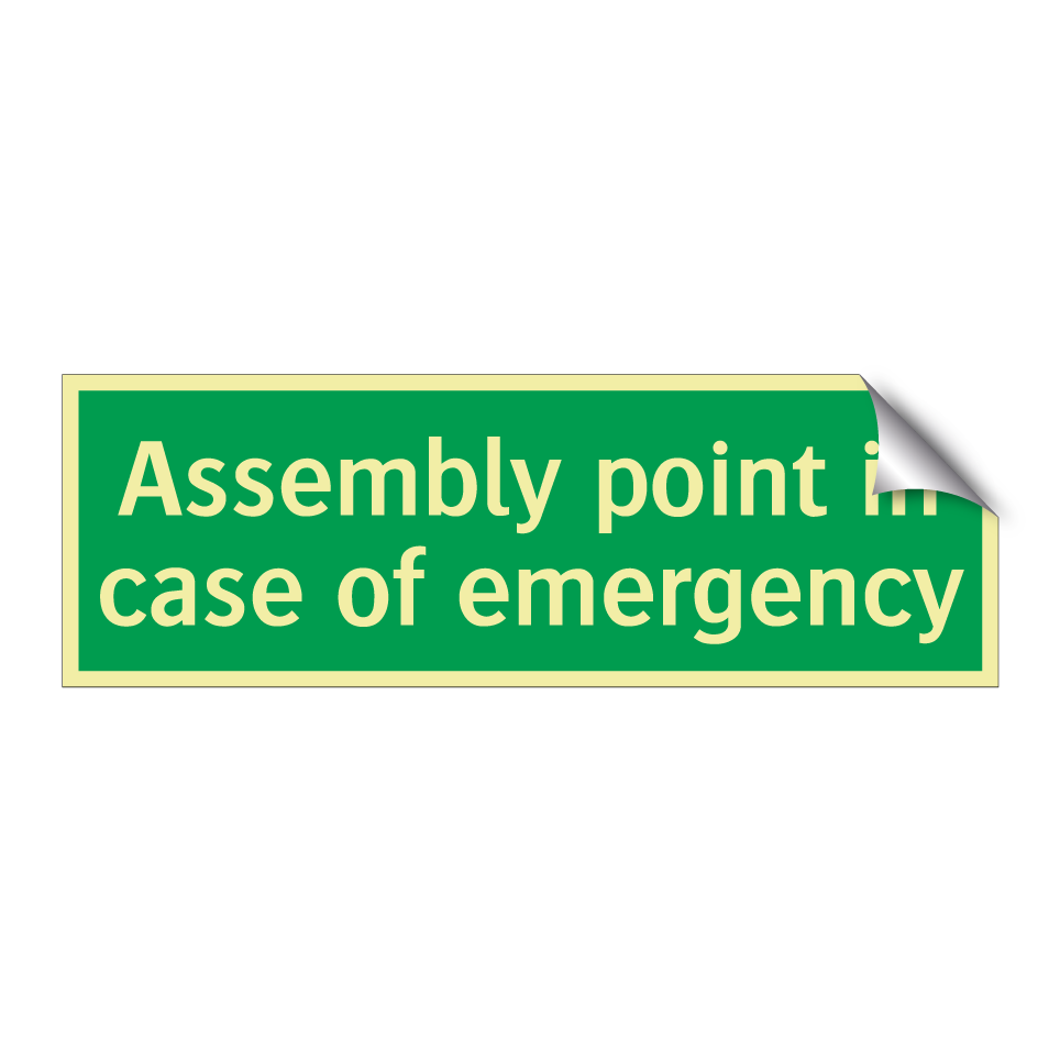 Assembly point in case of emergency