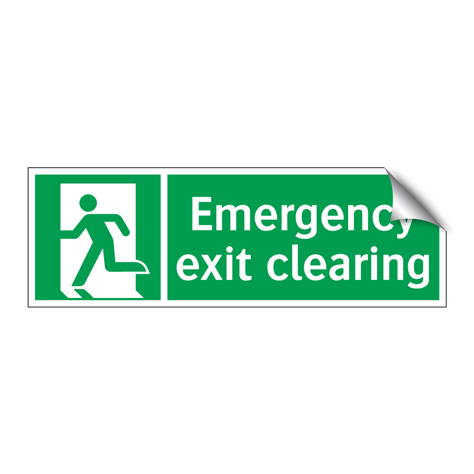 Emergency exit clearing