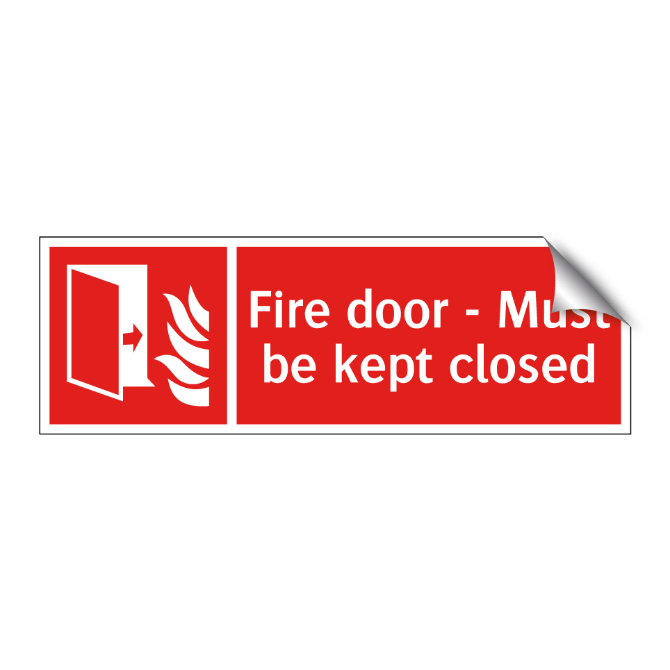 Fire door - Must be kept closed