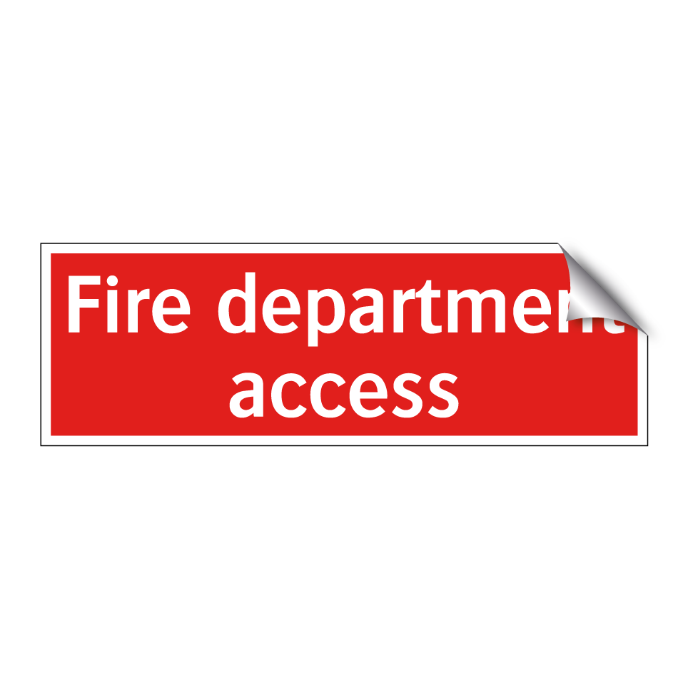 Fire department access