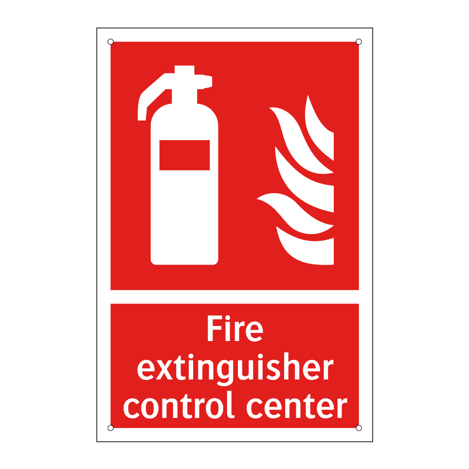 Fire extinguisher control center