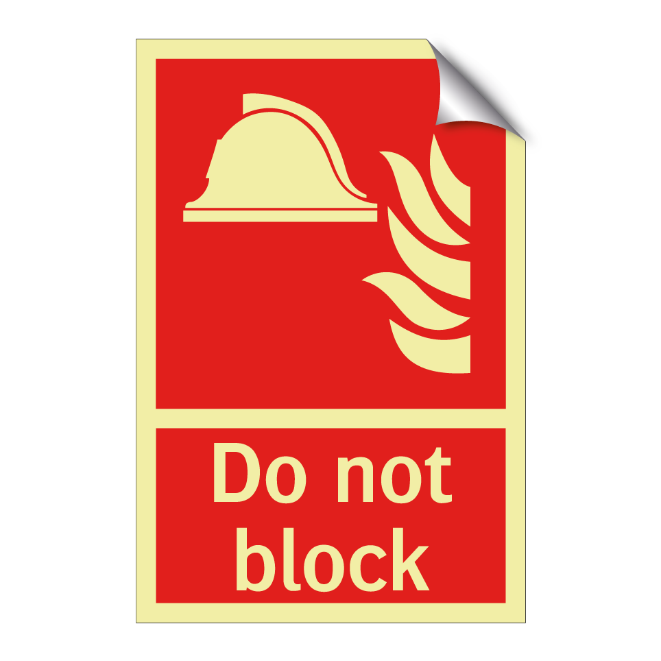 Do not block