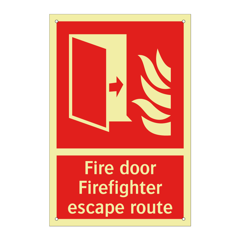 Fire door Firefighter escape route