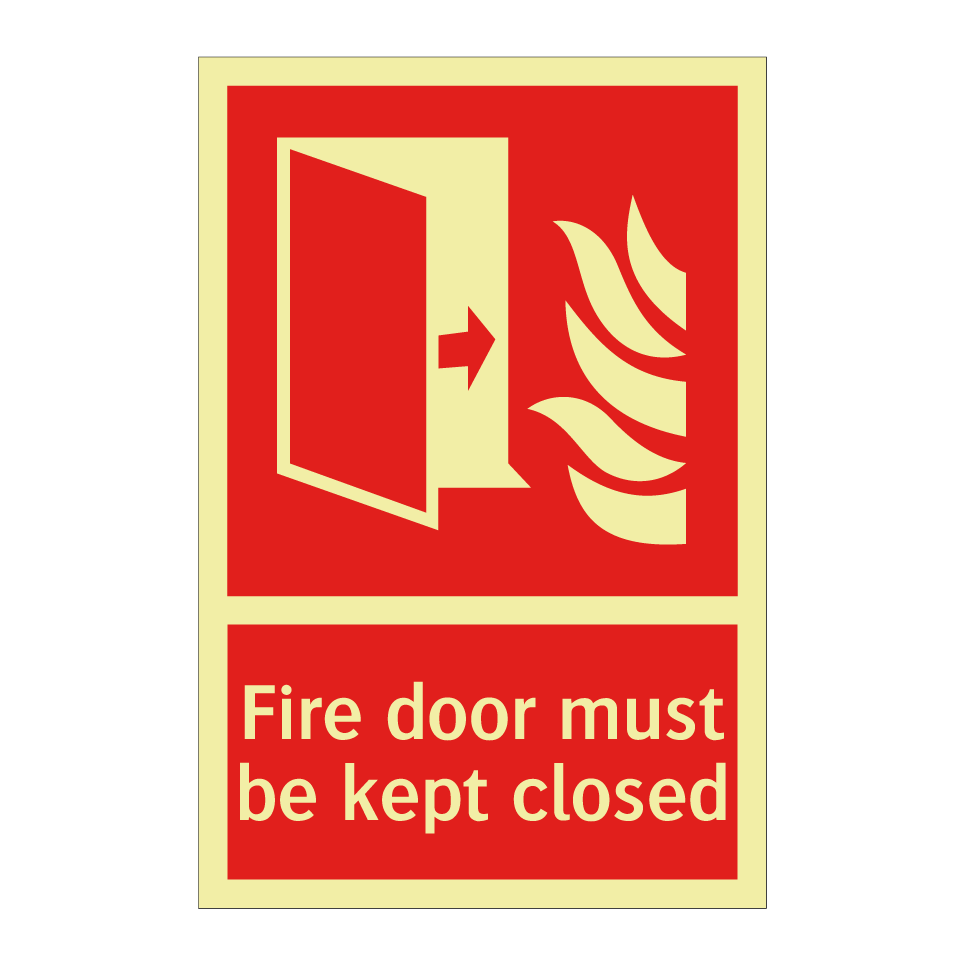 Fire door must be kept closed