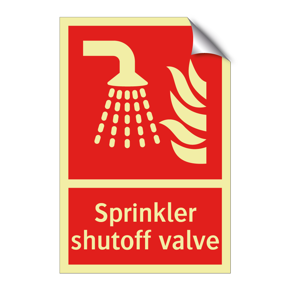 Sprinkler shutoff valve