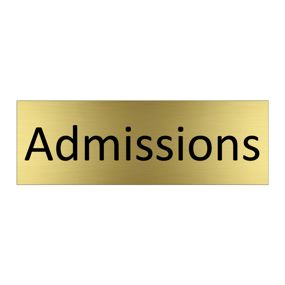 Admissions