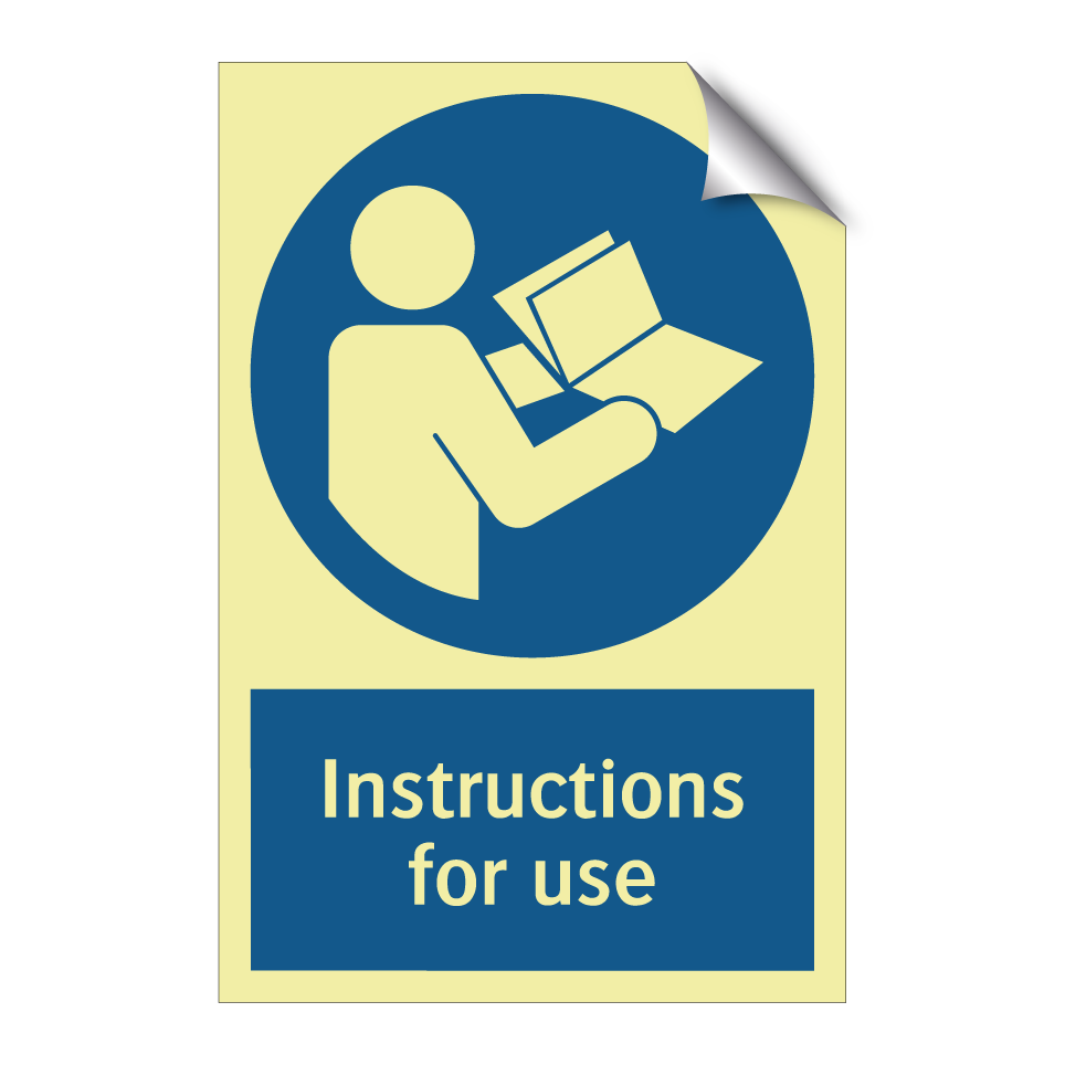 Instructions for use