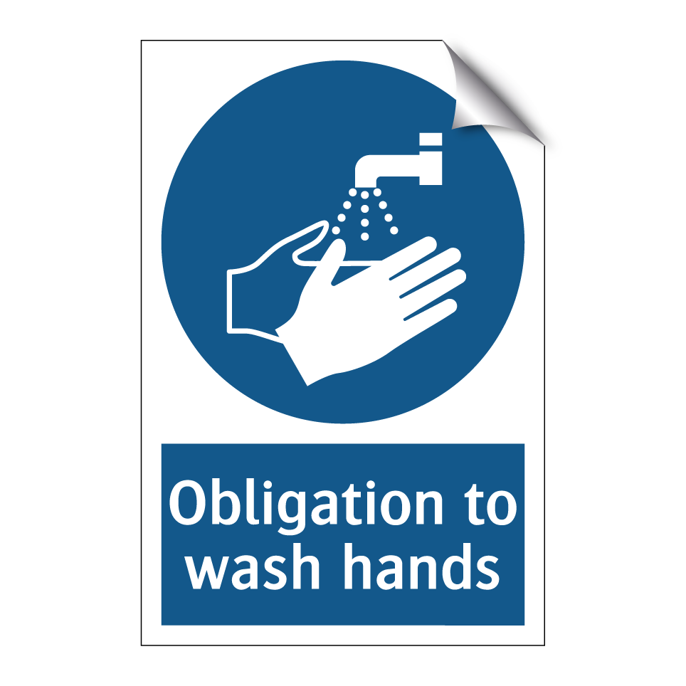 Obligation to wash hands