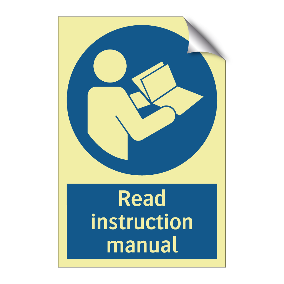 Read instruction manual