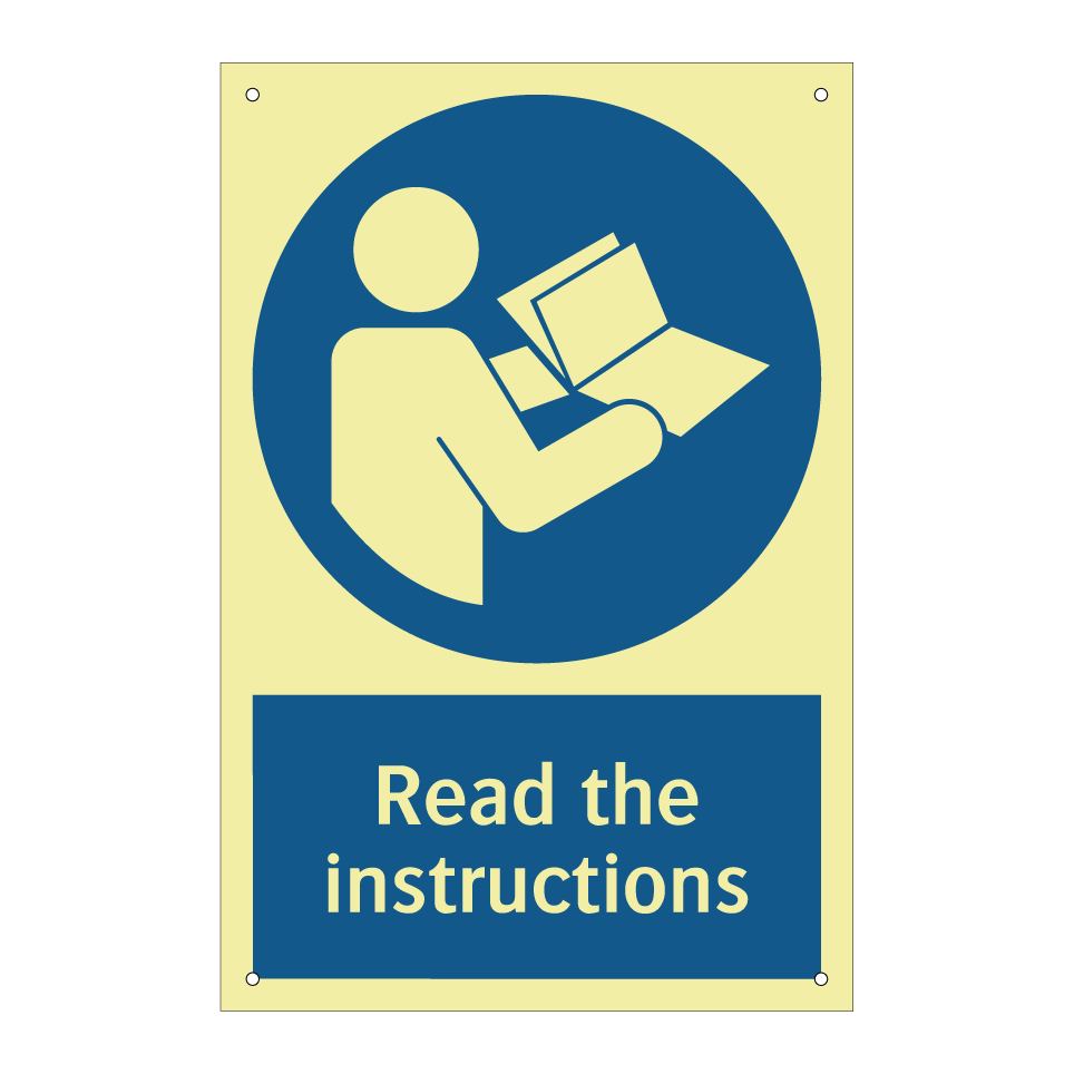 Read the instructions