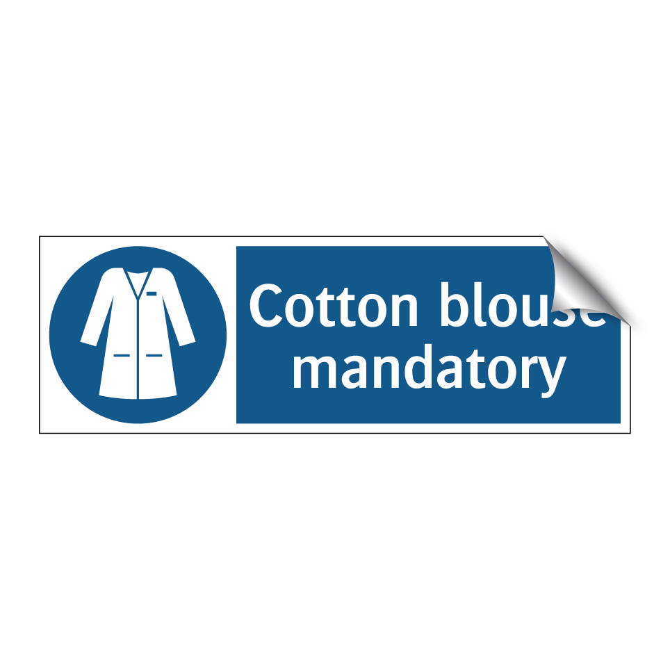 Cotton blouse mandatory