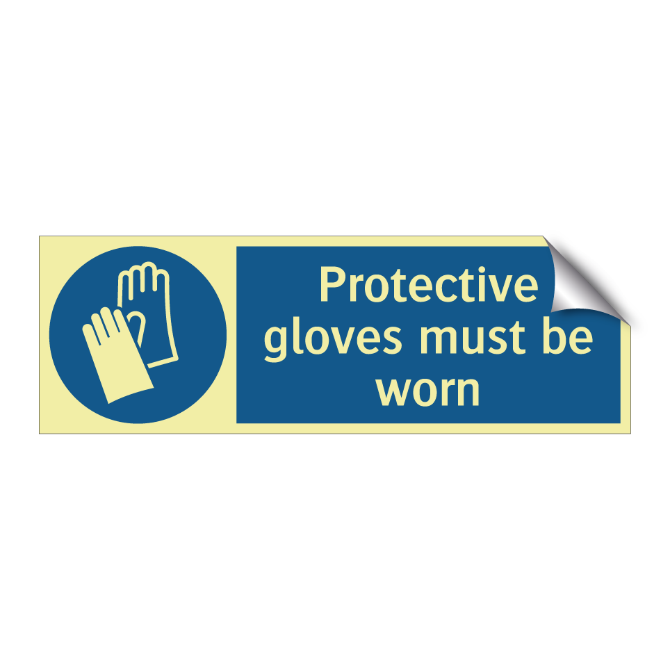 Protective gloves must be worn