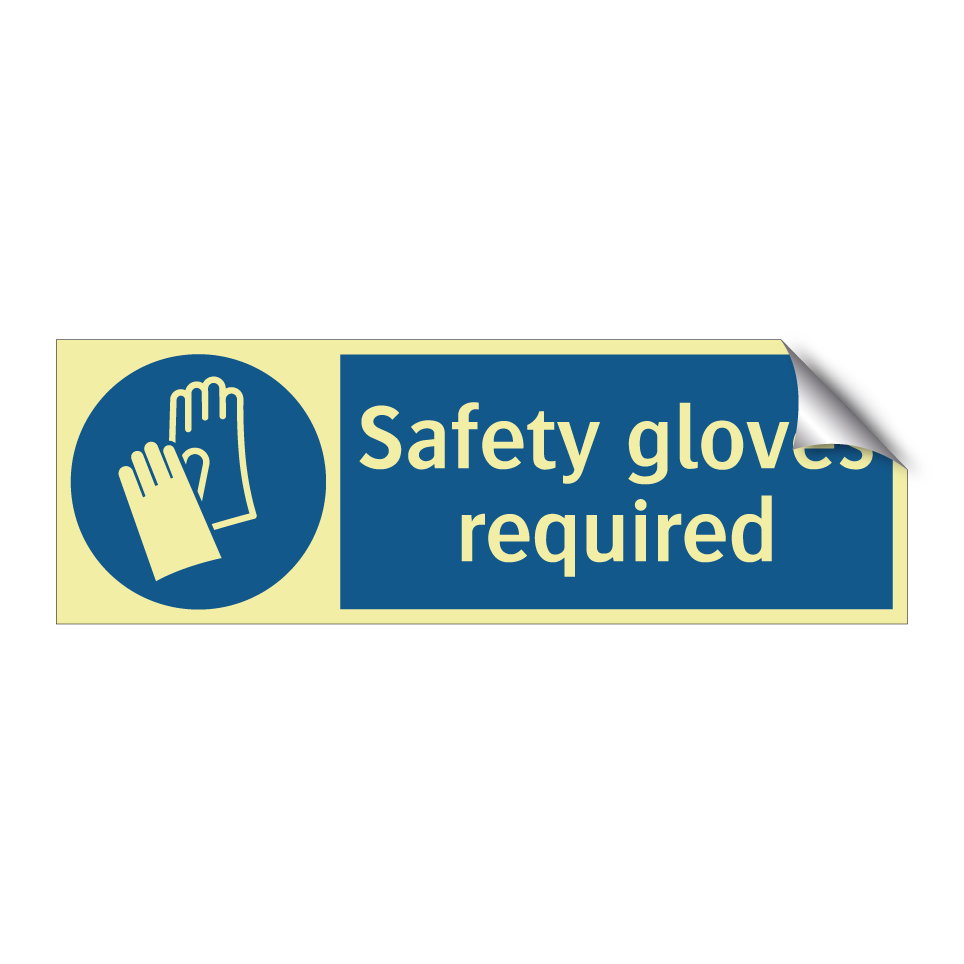 Safety gloves required