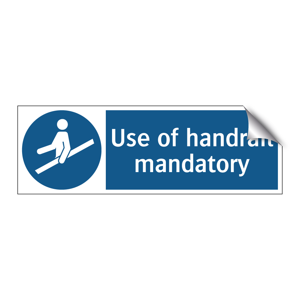 Use of handrail mandatory