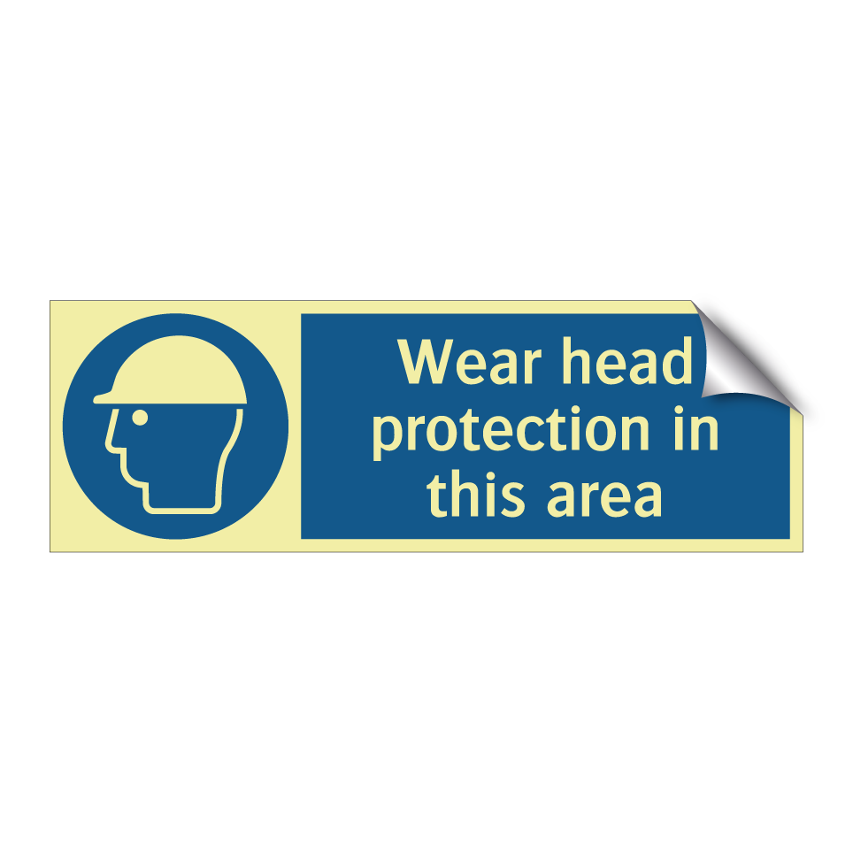 Wear head protection in this area