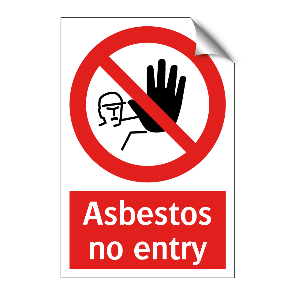 Asbestos no entry