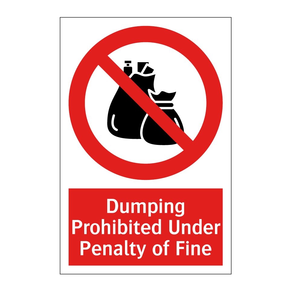 Dumping Prohibited Under Penalty of Fine