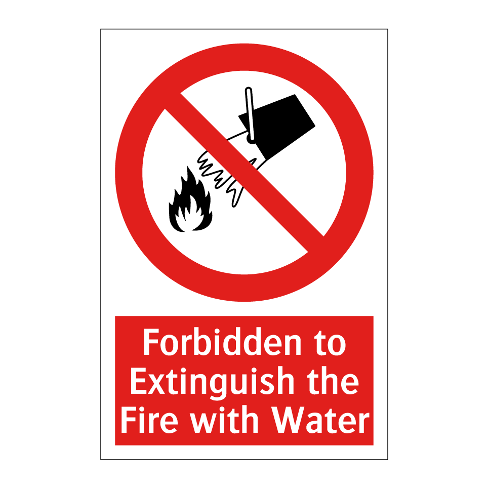Forbidden to Extinguish the Fire with Water
