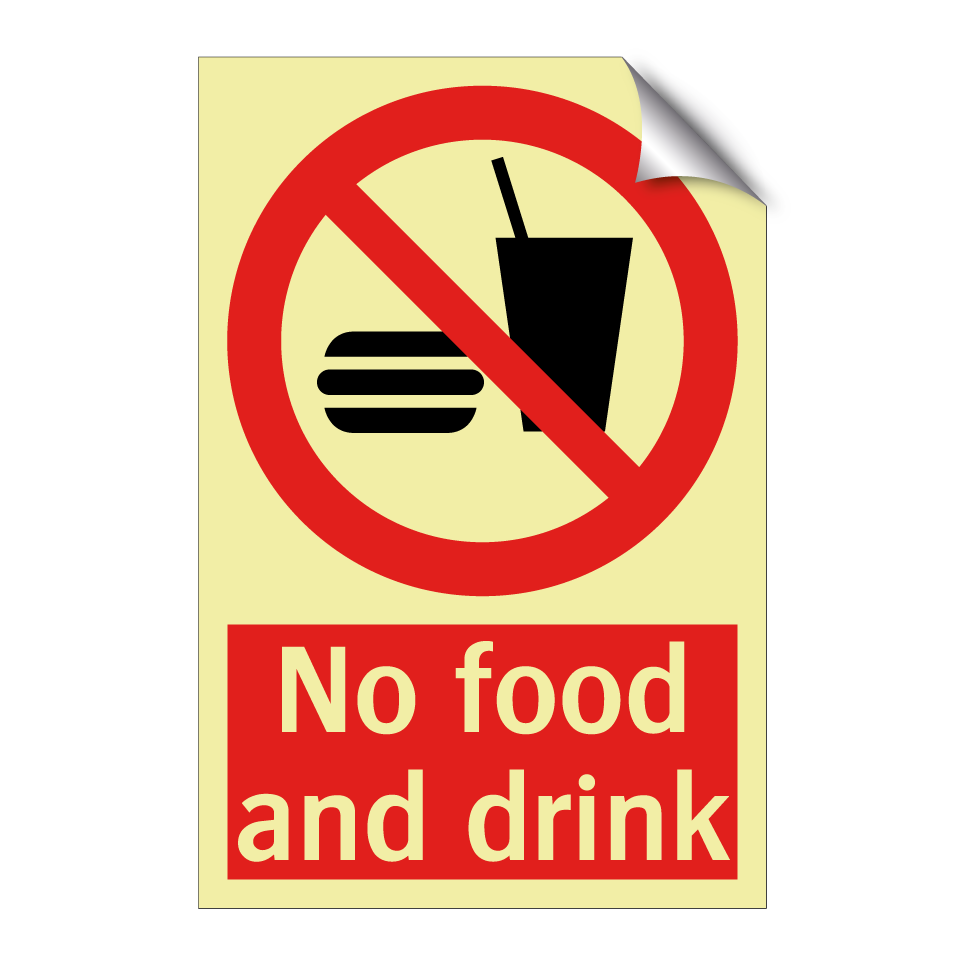 No food and drink