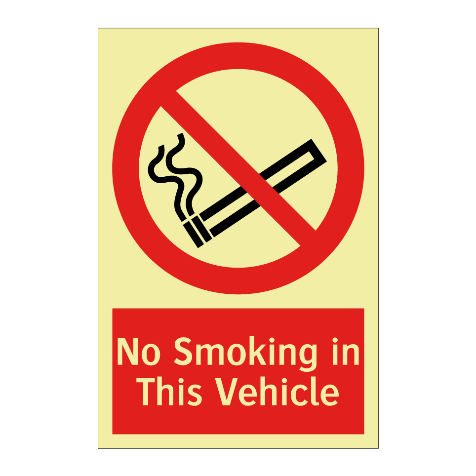 No Smoking in This Vehicle