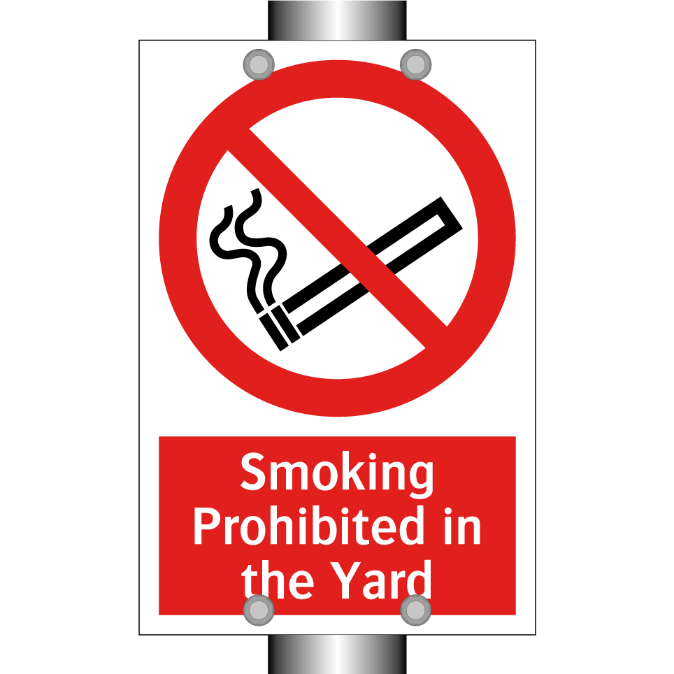 Smoking Prohibited in the Yard
