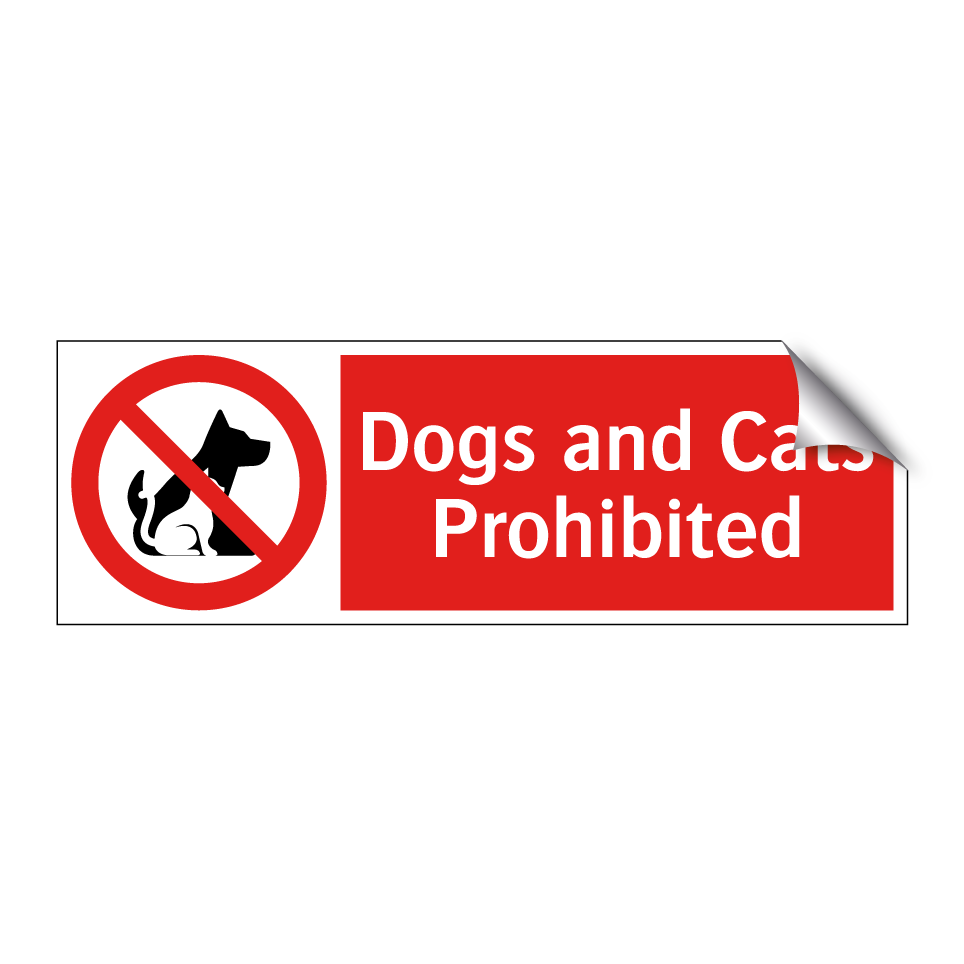 Dogs and Cats Prohibited