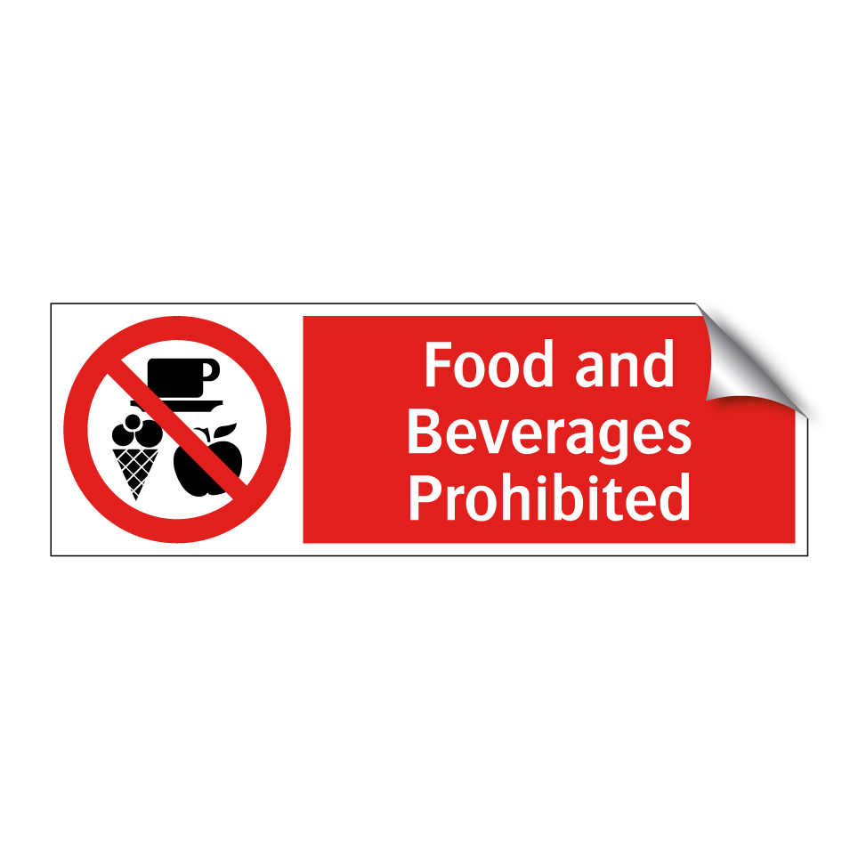 Food and Beverages Prohibited