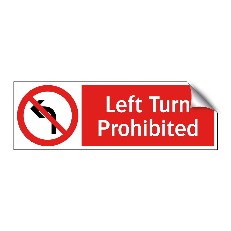 Left Turn Prohibited