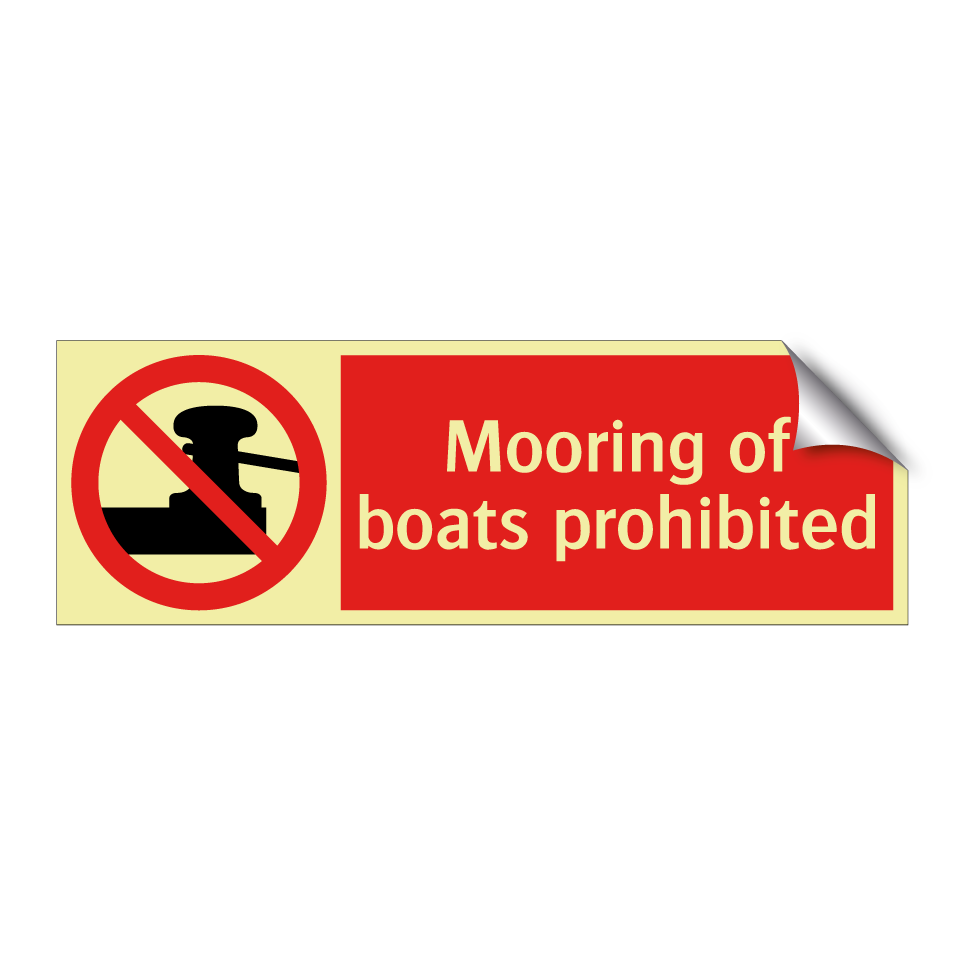 Mooring of boats prohibited