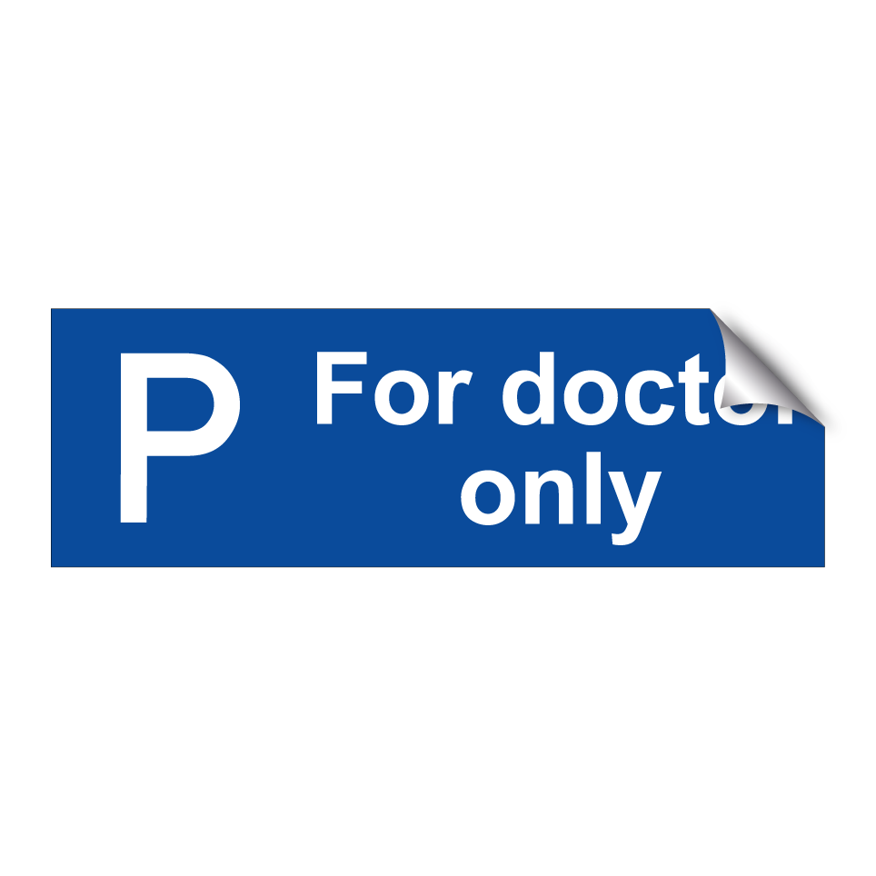 For doctor only