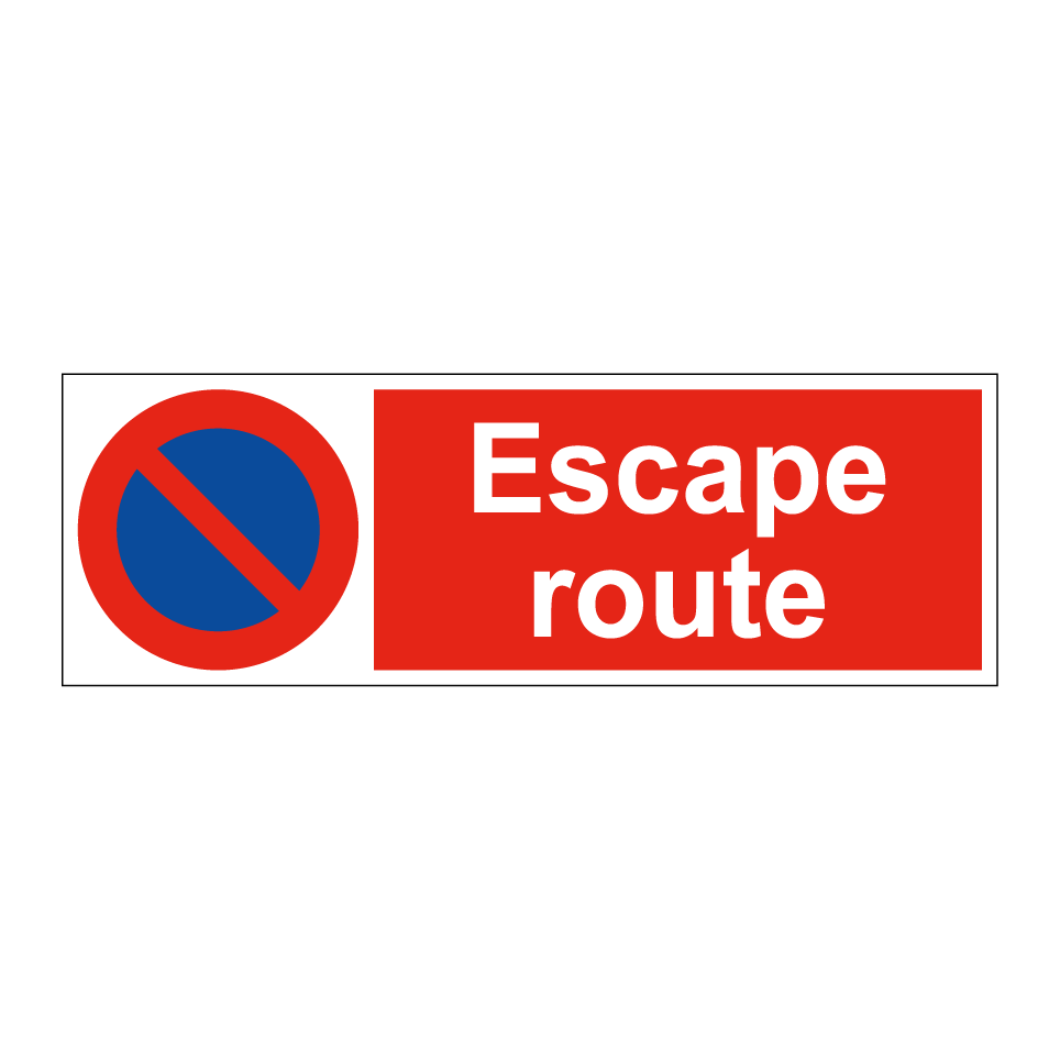 Emergency Evacuation Parking Signs | Need Signage? | SignOnline