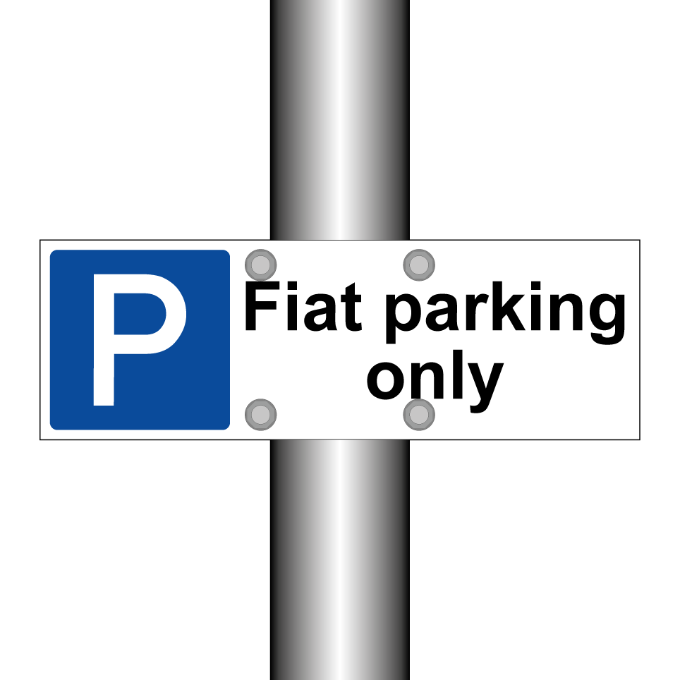 Fiat parking only