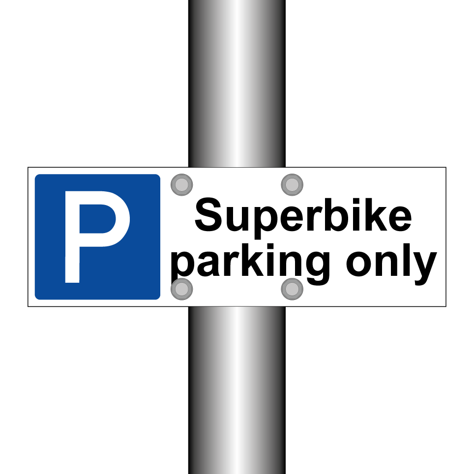 Superbike parking only