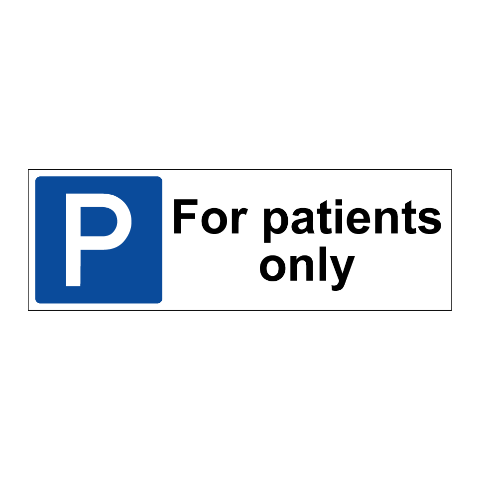 For patients only