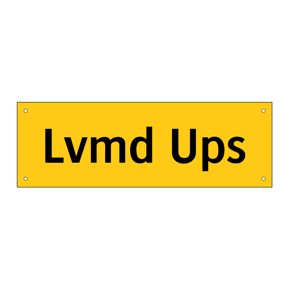 Lvmd Ups