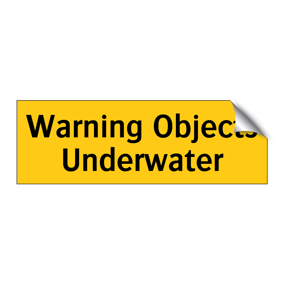 Warning Objects Underwater