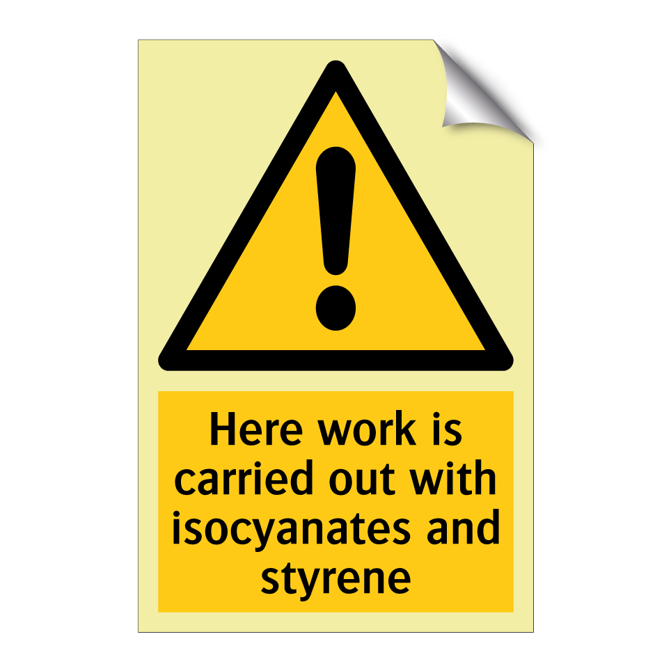 Here work is carried out with isocyanates and styrene