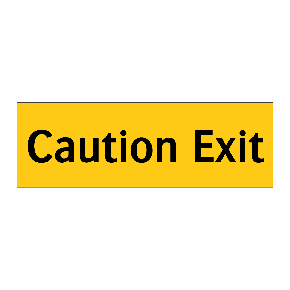 Buy Emergency Routes Warning Signs | SignOnline